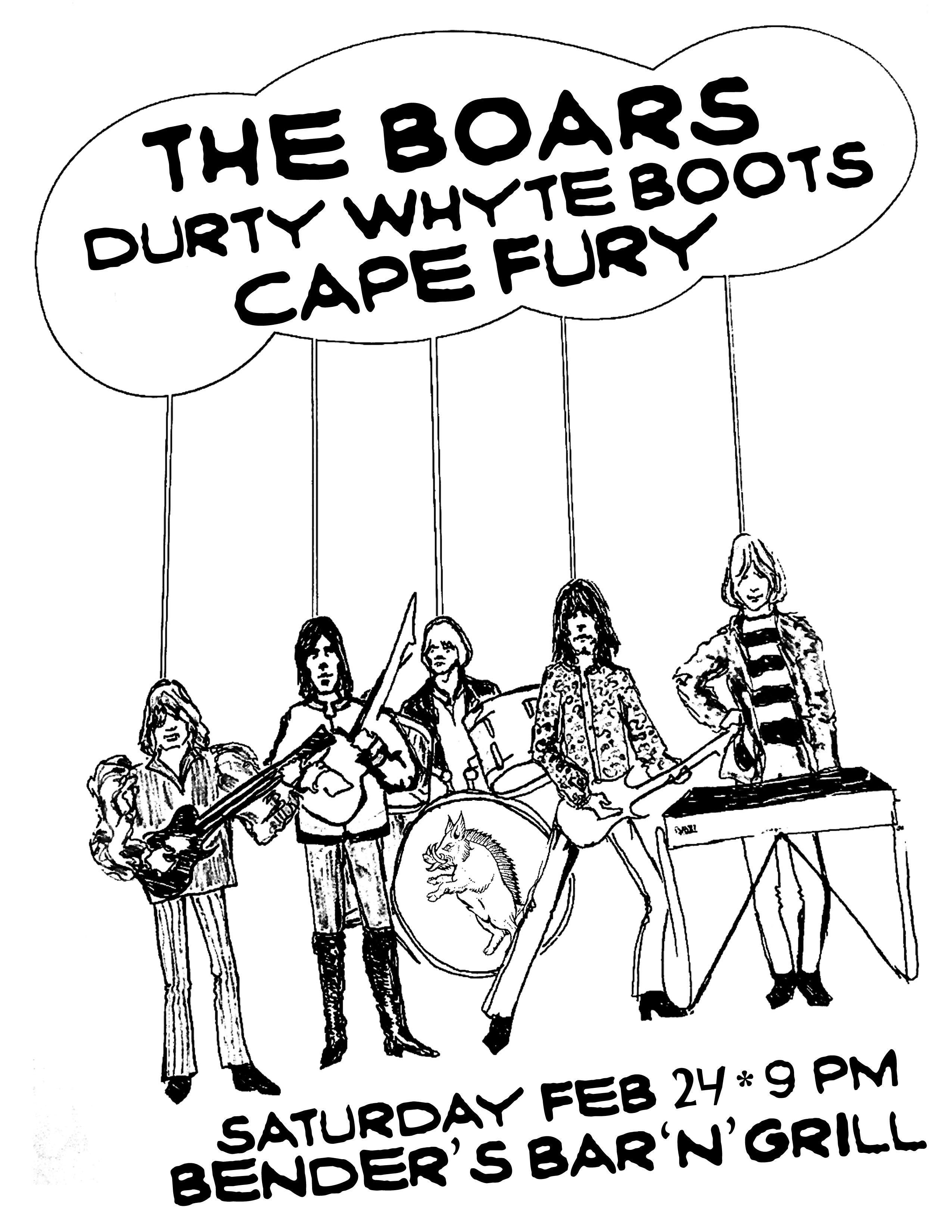 Show poster: Cape Fury at The Eagle